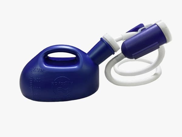 Blue Sahulat urine bottle set for men